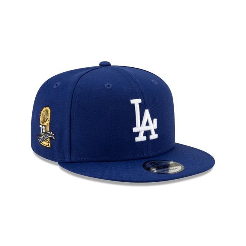 MLB Los Angeles Dodgers 7x World Series Champions 9Fifty Snapback (DZN7235) - Blue New Era Caps